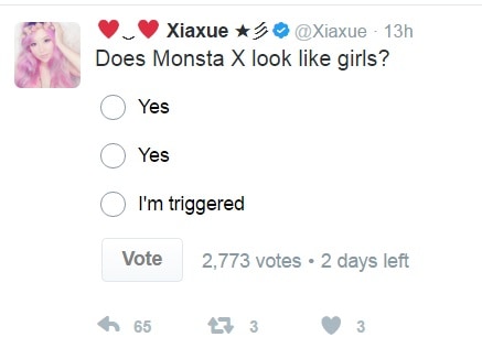 xiaxue monsta x bts exo