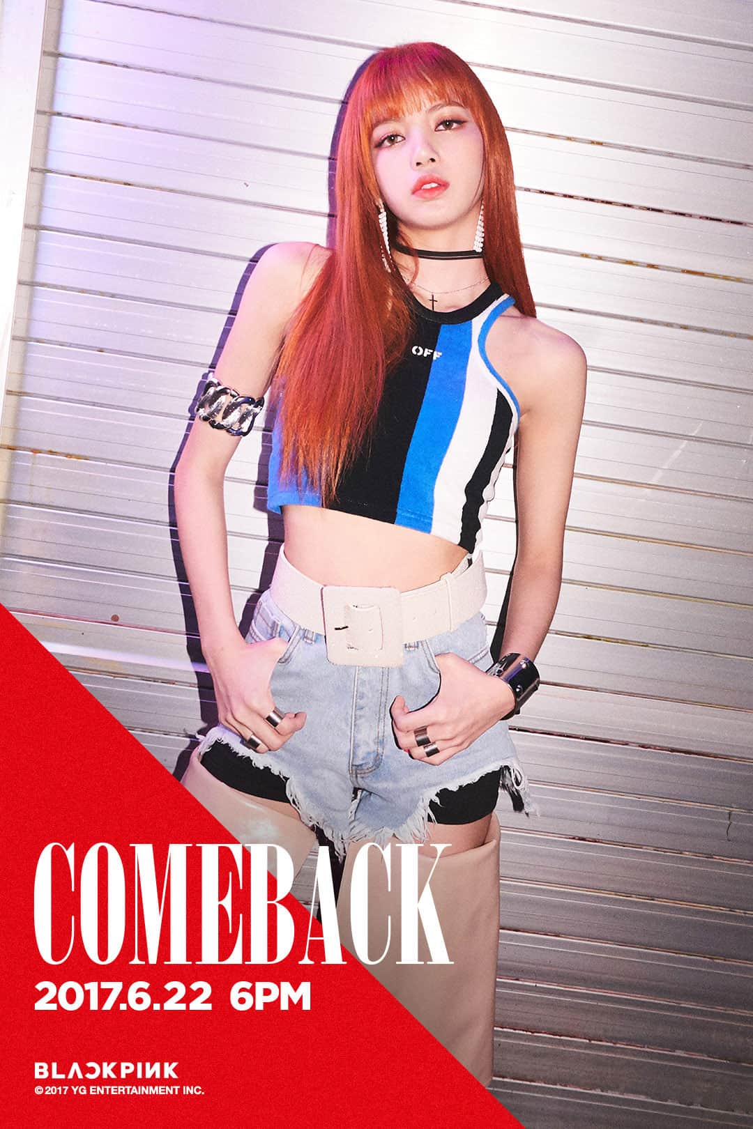 Blackpink Lisa Teaser image for comeback on June 22, 2017 Blackpink Comeback On June 22
