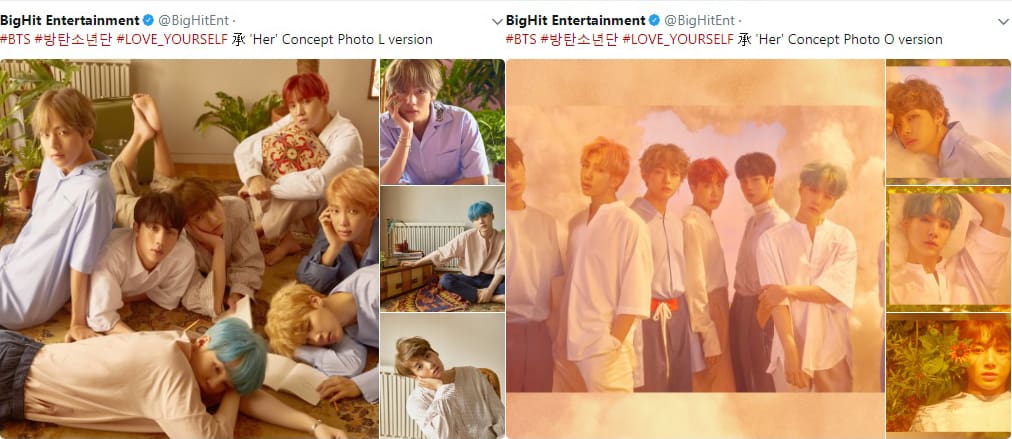 BTS Comeback 2017 Love Yourself Concept Photos